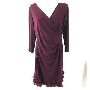 Wine shift dress (#178)
